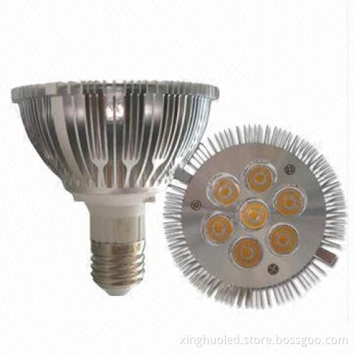 7W Warm White PAR30 LED Spotlights with High Brightness 45mil Bridgelux Light Source